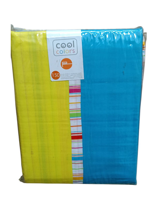 Manterol Casa Duvet Cover Set 240x220cm Double With 2 Pillowcases Cool Colours Green