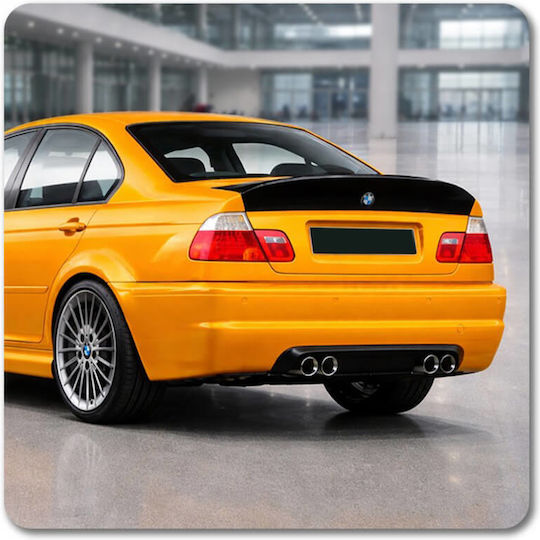 Car Rear Spoiler Trunk Bmw 3 E46 99-05 Sedan Csl Look Glossy Black Abs Plastic