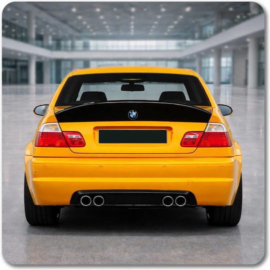 Car Rear Spoiler Trunk Bmw 3 E46 99-05 Sedan Csl Look Glossy Black Abs Plastic