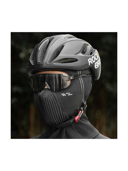 Rockbros Fleece Fahrradbalaklava Schwarz
