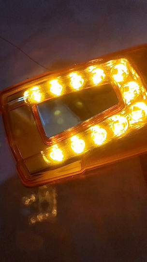 LED Licht 2 Funktionen Orange 14 LEDs 24V Bus
