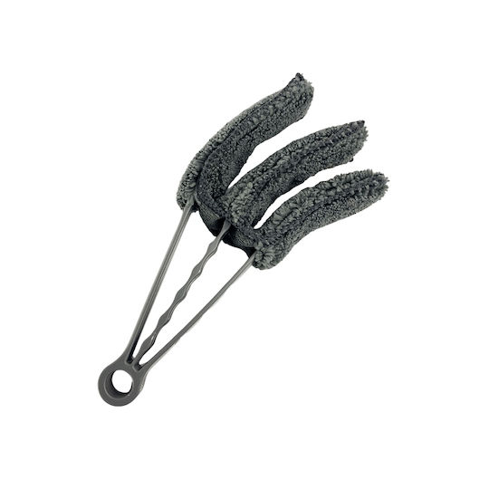 Microfiber Cleaning Brush Feral Detailing Pro Special For Air Vents 22cm 350gsm Grey