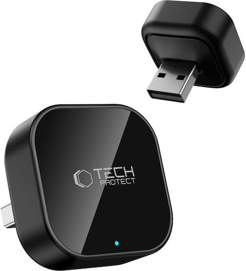 Car Radio Canva Tech-Protect Ultraboost Ca01 Apple Carplay Android Auto Adapter Usb Bluetooth 5.4 Matt Schwarz