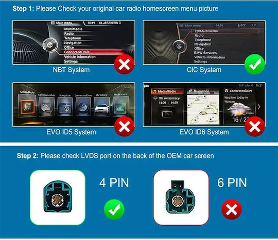 Adaptor Carplay Wireless Android Auto Box Bmw Mini Cic System 2 Camere Față Spate