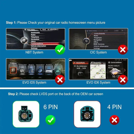 Digital Iq Bm 005w Cpaa Wireless Carplay Android Auto Box Bmw Mini Nbt System 2 Cameras Front Rear
