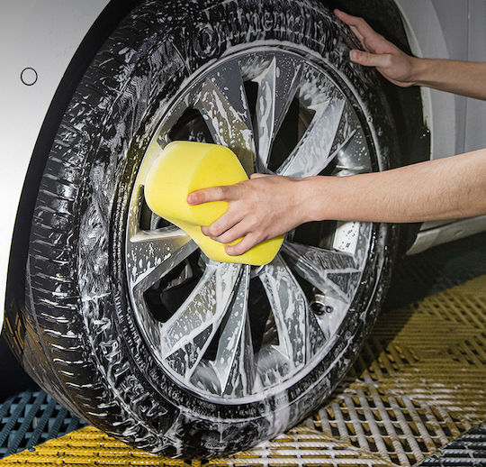 Deli Car Cleaning Sponge Dl882003 21.5x11x5.5cm Yellow