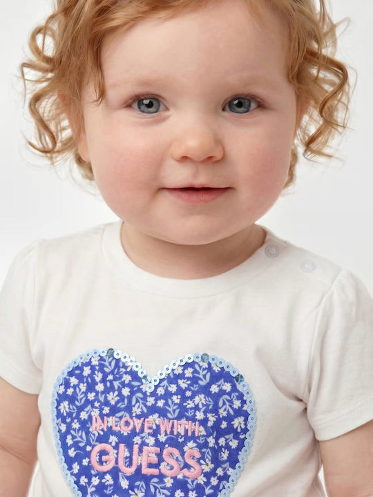 Kids Set with Leggings Summer 2 Pieces White