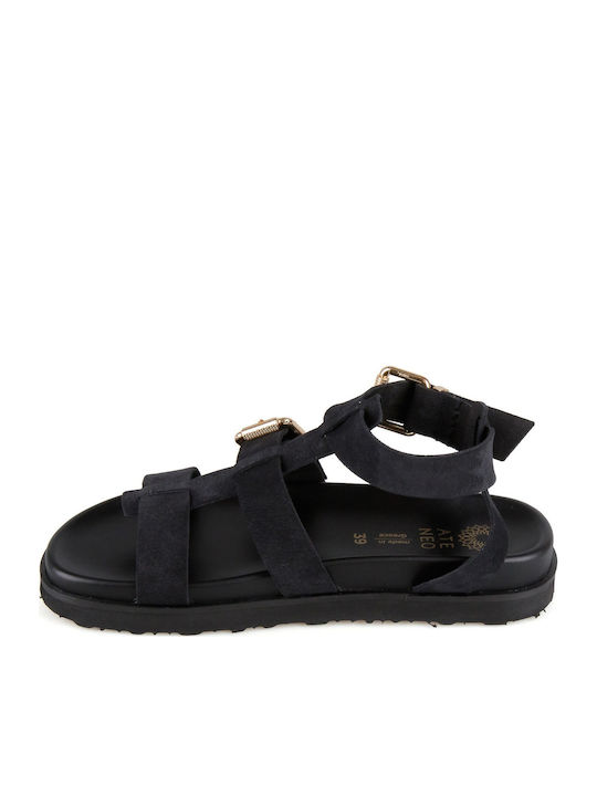 Women's Anatomic Gladiator Sandals Black