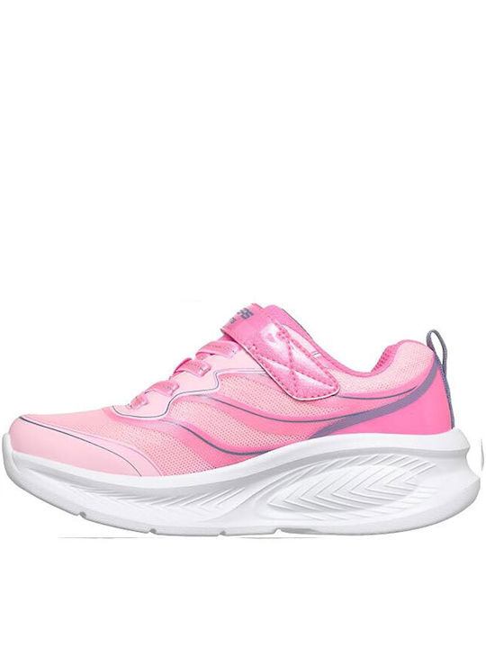 Skechers Cosmic Glow Adidași Pentru Copii cu Închidere cu Scai Negri