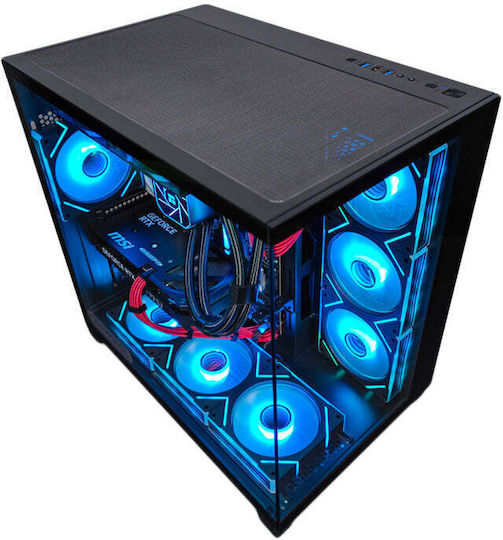 Deepcool Nova Max Гейминг Настолен Компютър (Ryzen 7-7700/32GB DDR5/2TB SSD/GeForce RTX 5060 Ti/Без Операционна Система)