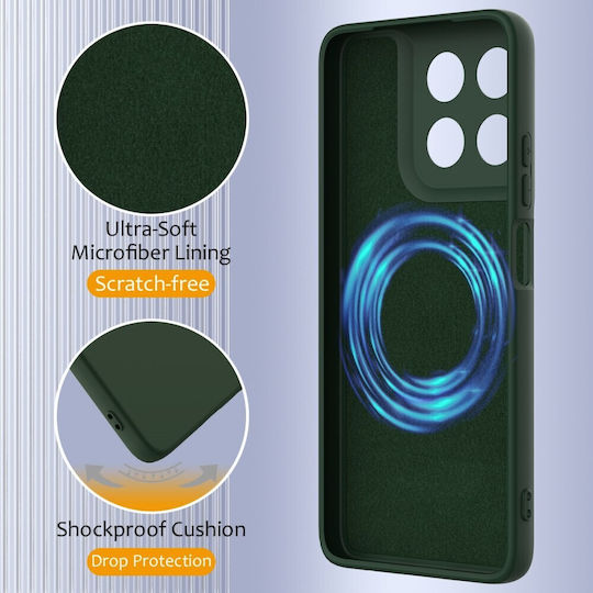 SSCase Silicone Green Back Cover (Moto G47)