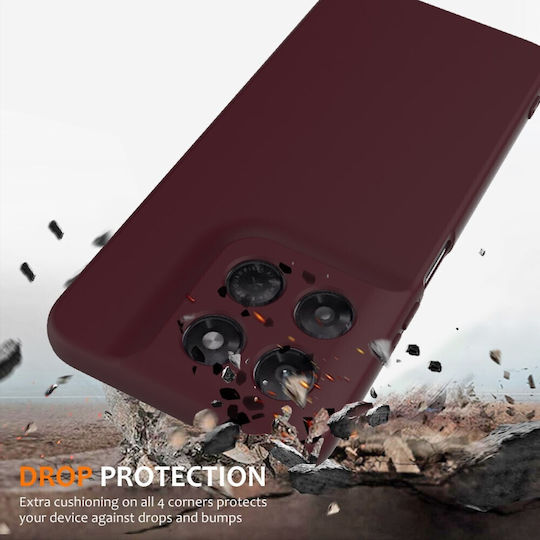 SSCase Back Cover Σιλικόνης Μπορντό (Moto G47)