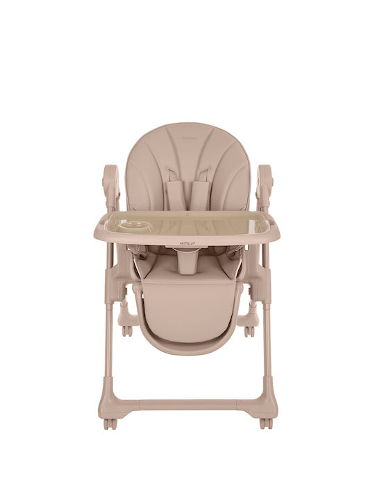 Kikka Boo Pastello Baby Hochstuhl mit Höhenverstellbar Beigem