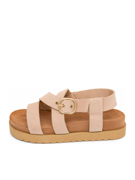 Summer Women's Beige Platforms SI-5232-26FL-BEIGE