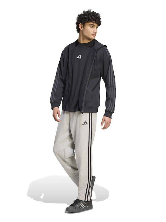 Sportswear Cardigan with Hood Black