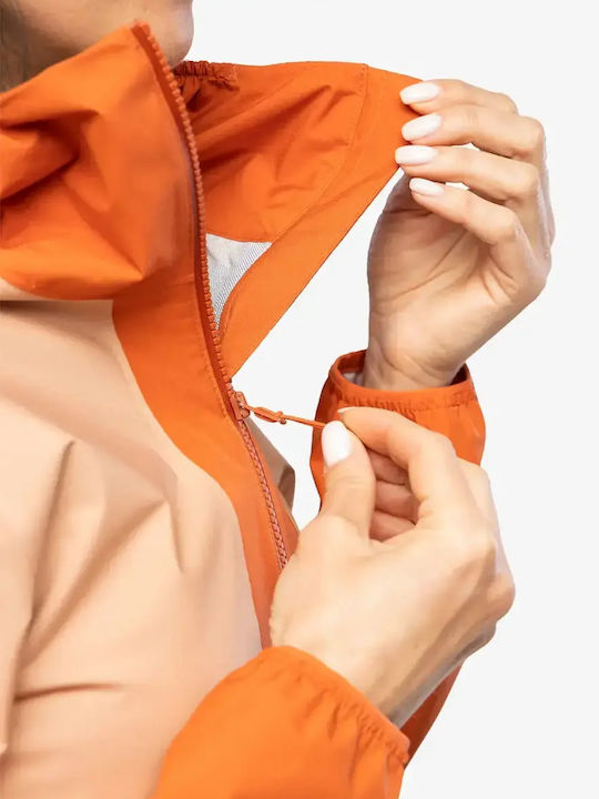 Damen Jacke Für Frühling - Herbst Orange