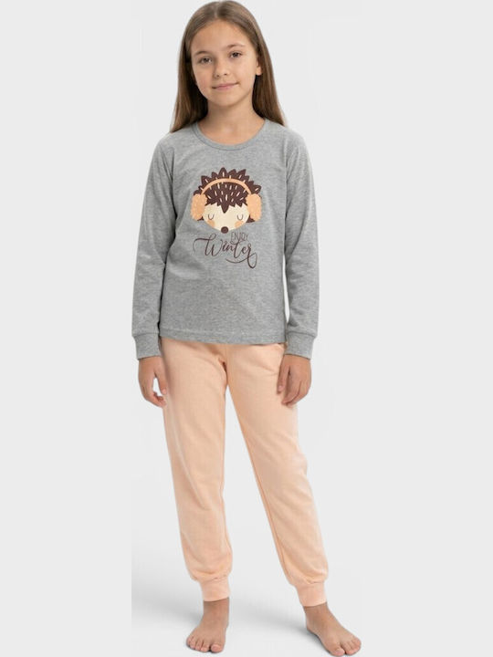 Nina Club Kids Winter Pyjamas Grey