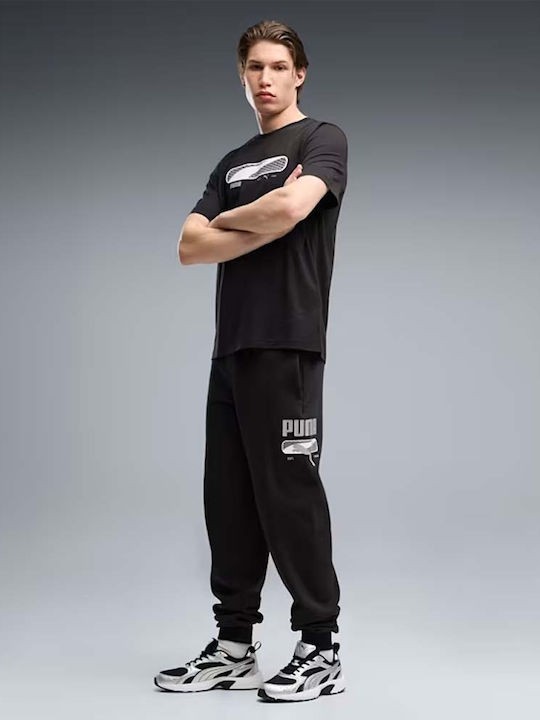 Sport Sweatpants With Black Elastic