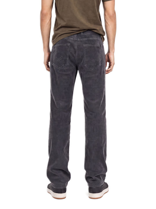 Replay Grover Men's Jeans Pants Elastic Straight Grey Replay Grover Men's Jeans Pants Elastic Straight Grey