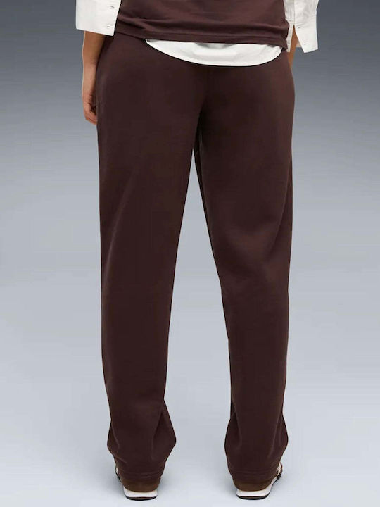 PUMA Essentials Sweatpants Wide Fleece Chocolate