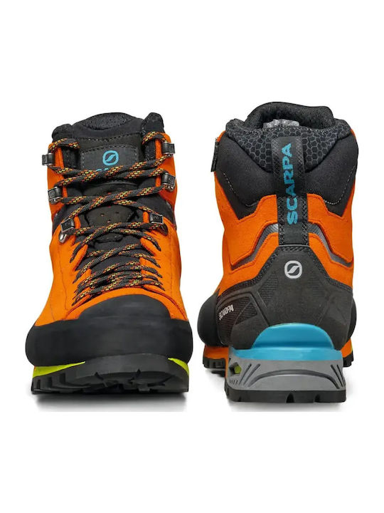 Scarpa Zodiac Tech Men's Hiking Boots Waterproof with Gore-Tex Membrane Orange