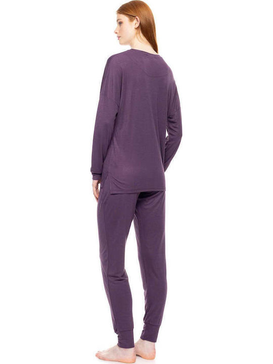 Pink Label Summer Women's Pyjamas Set Grey