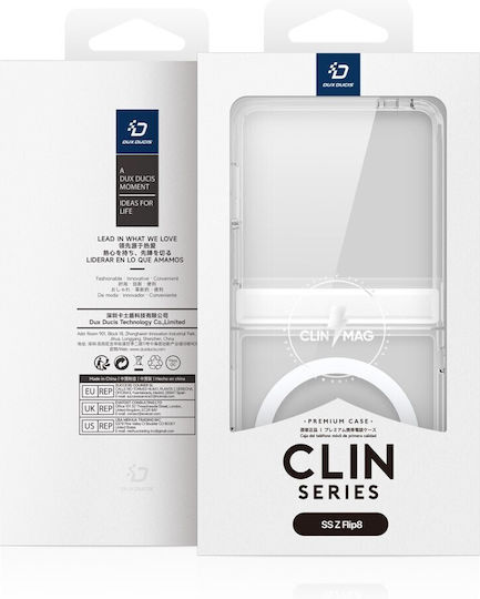 Dux Ducis Clin Series Задна корица Пластмаса Прозрачен (Galaxy Z Flip8)