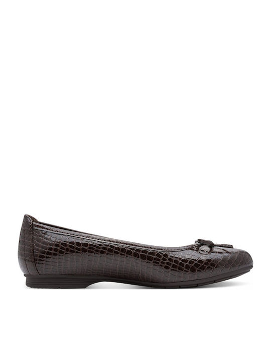 Damen Ballerinas Braune