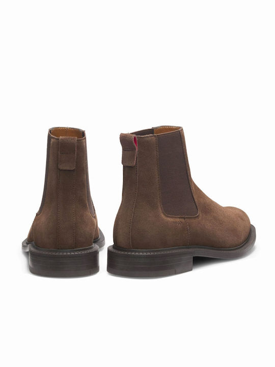Leather Brown Chelsea Boots