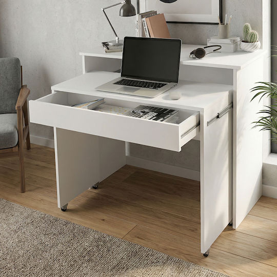 Desk Fellos 100x40x91.8cm White Desk Fellos 100x40x91.8cm White