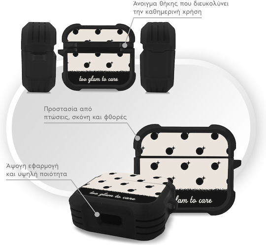 Sonique Delulu Polka Era Series Силиконов Калъф за Apple AirPods 3