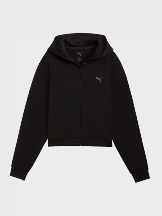 PUMA Jachetă Lungă Dama Din Fleece Cu Glugă Jacheta
