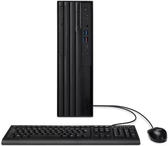 Acer Veriton X4720GT Настолен компютър (i5-14400/16GB DDR5/2TB SSD/W10 Pro)