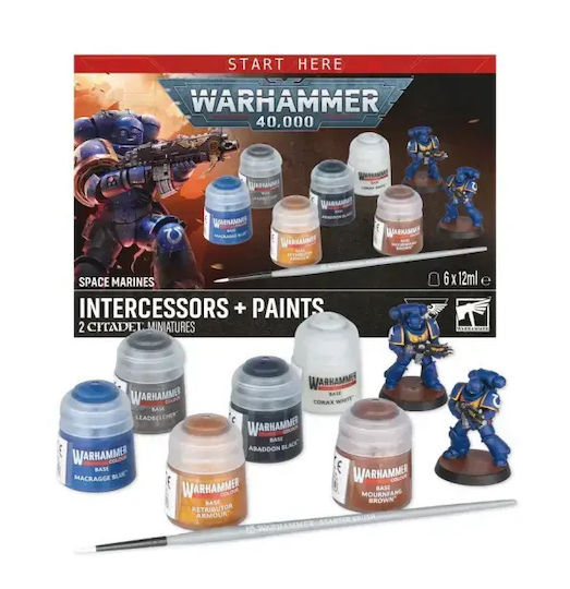 Warhammer 40k Space Marines Intercessors + Paints 60-11