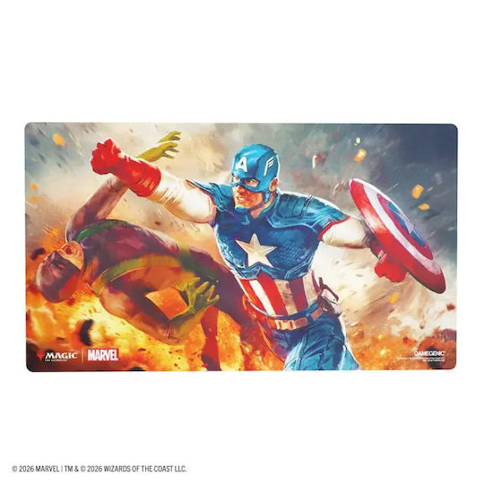 Gamegenic Shiny Game Mat Marvel Super Heroes Captain America Super-soldier