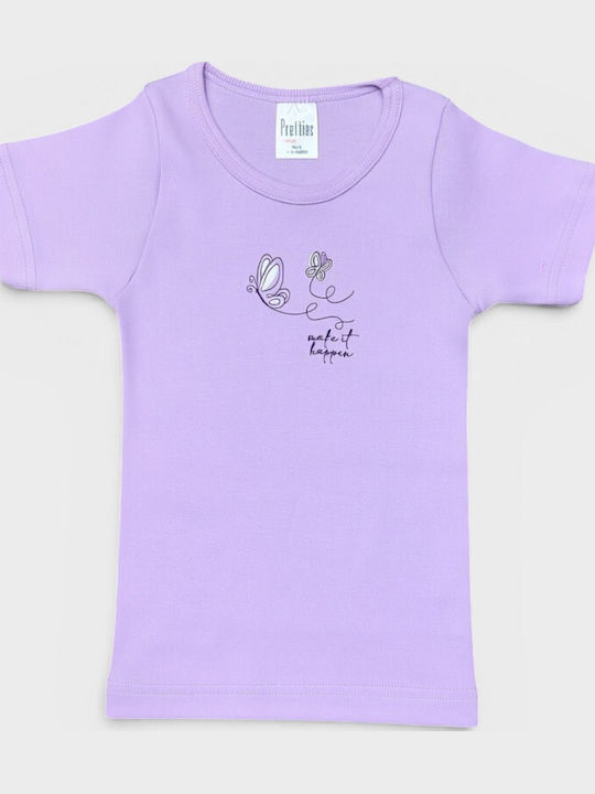 Pretty Baby Set Kids Undershirts 6 Pieces Short-sleeved Multicolour
