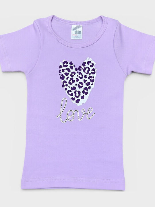 Pretty Baby Set Kids Undershirts 6 Pieces Short-sleeved Multicolour