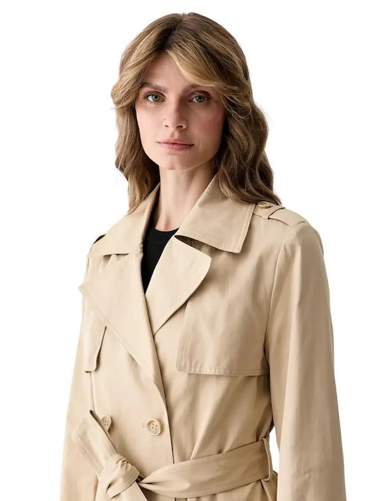 Damenmäntel Beige Camaridine