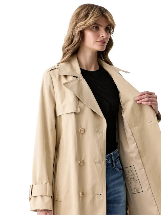 Damenmäntel Beige Camaridine