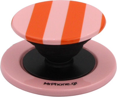Pop Socket Magsafe Pink And Orange Lines