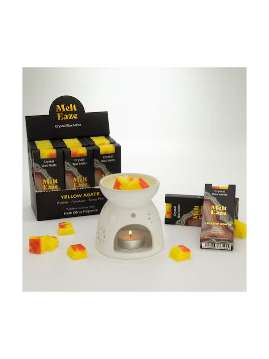 Fresh Citrus Yellow Agate Crystal Wax Melts 50gr Ancient Wisdom