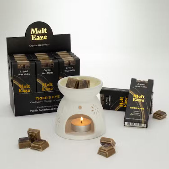 Ceară topită cu vanilie și lemn de santal Tiger's Eye 50 g Ancient Wisdom