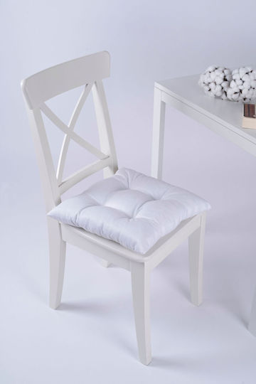 SteweHome Garden Chair Cushions Grey And Cream 40x40cm