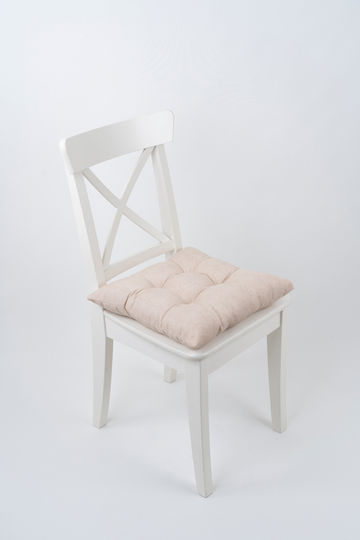 SteweHome Garden Chair Cushions Grey And Cream 40x40cm