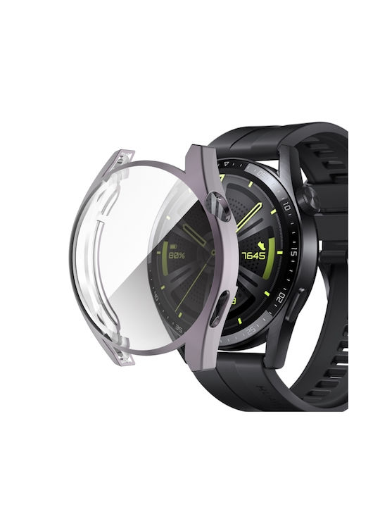 Силиконов калъф в сребрист цвят за Huawei Watch GT 3 42мм