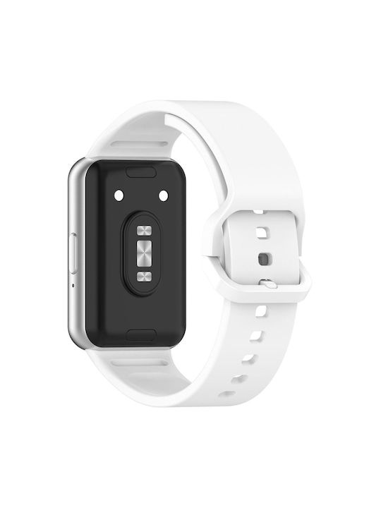Λουράκι Θήκη Σιλικόνης σε Λευκό χρώμα για Samsung Galaxy Fit 3