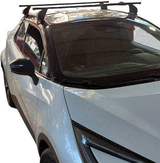 Menabo Car Roof Bars Roof Box Menabo Omega Iron Black Without Key Toyota C-HR 2023> 2 Pieces Mb.toyotachr.01