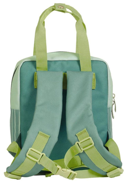 With Stainless Steel Water Bottle & Bento Lunchbox School Set Silver