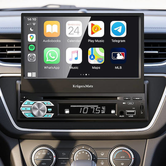 Radio auto Kruger&matz Km2018 7" Ecran Retractabil Carplay Androidauto