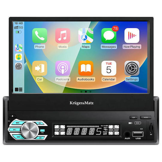 Radio auto Kruger&matz Km2018 7" Ecran Retractabil Carplay Androidauto